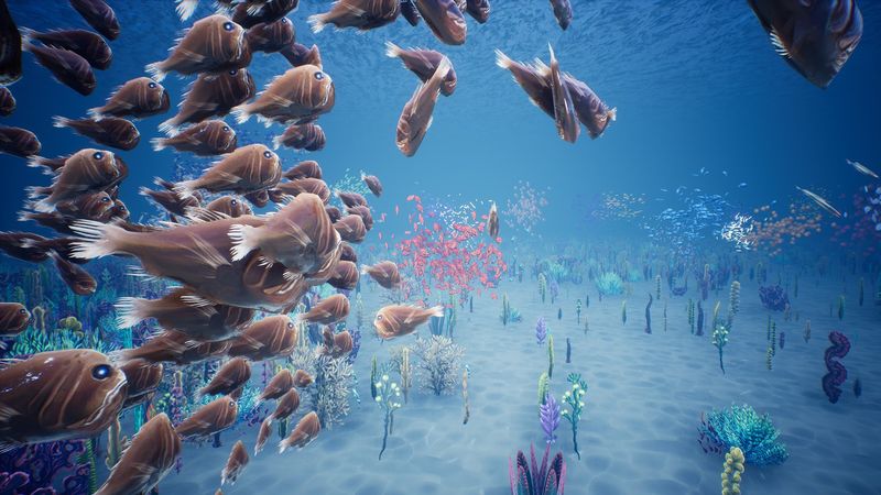 CG牛人资源网—UE4/ue5风格化小鱼资产Stylized Small Fishes [Niagara]