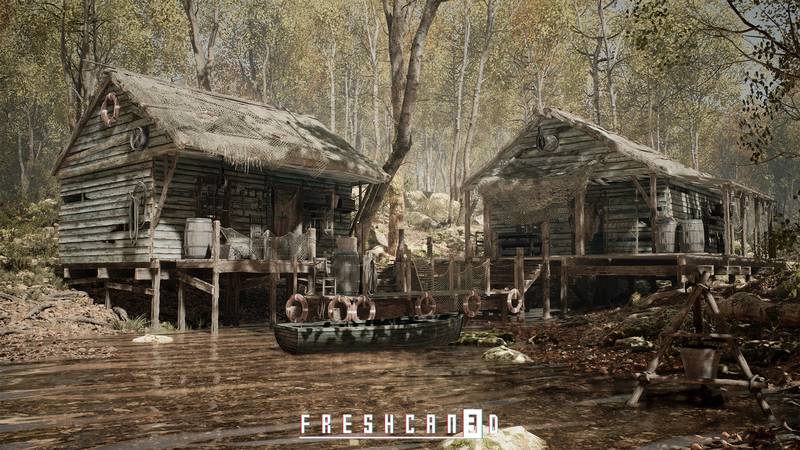 CG牛人资源网—【UE4/5】森林小屋捆绑包Forest Cabin Bundle