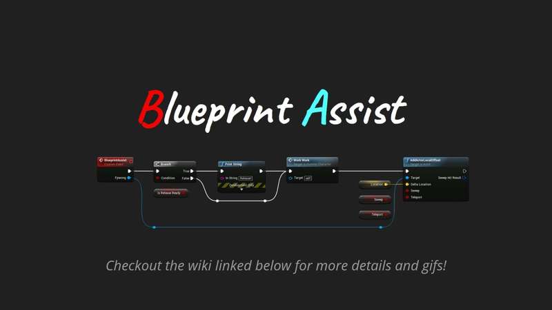 虚幻引擎插件Blueprint Assist 420到426 5.0蓝图助手