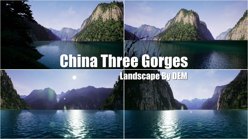 虚幻引擎中国三峡China Three Gorges环境场景