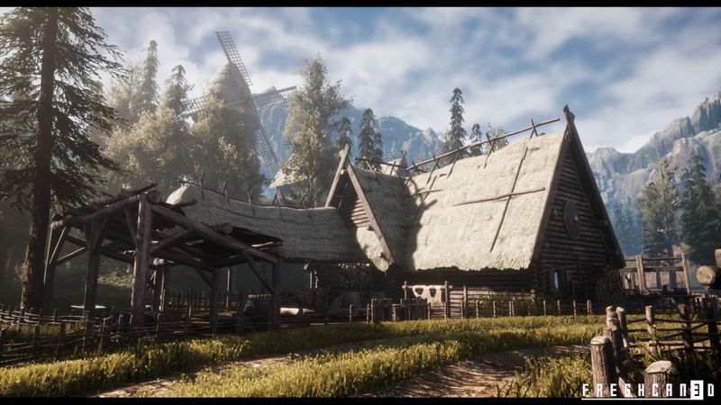 CG牛人资源网—UE4资产 中世纪村庄超级包装与内饰 Medieval Village