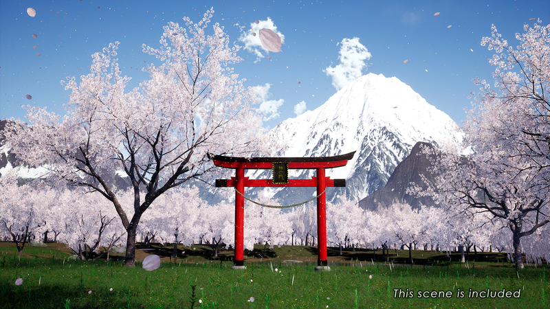 虚幻引擎ue4ue5樱花树 - 樱花CHERRY TREE - SAKURA