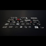 科幻通风管道、排气扇、装置3D模型 Kitbash3d – Greebles