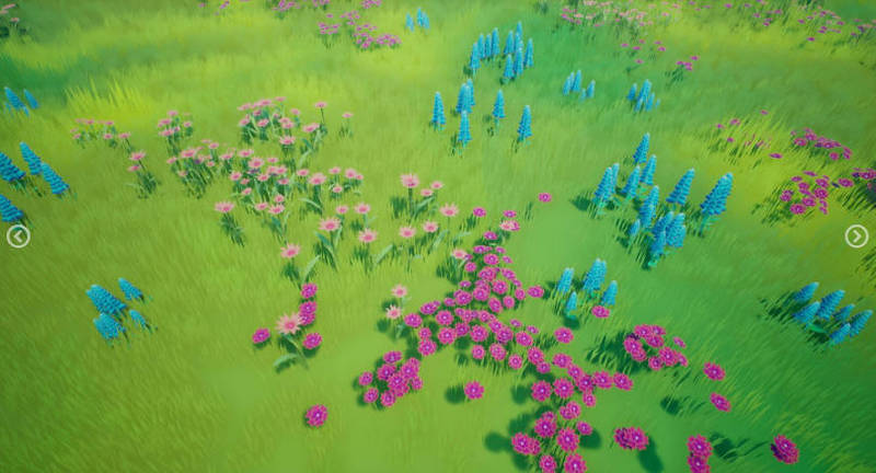 fbx格式和c4d格式花草模型