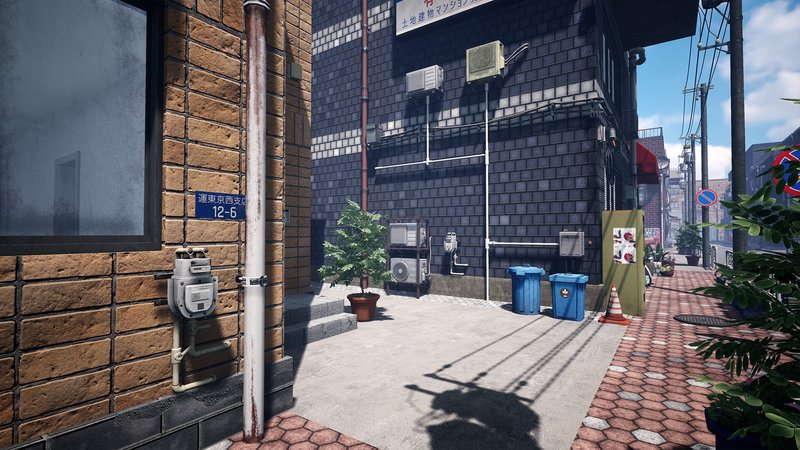 UE4虚幻4 Japanese Street 写实日本城市小镇巷子街道环境场景【UE4.25】