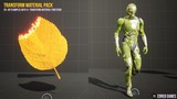 CG牛人资源网—【UE5】交互式溶解特效资产-Interactive and Customizable Transform Material Pack