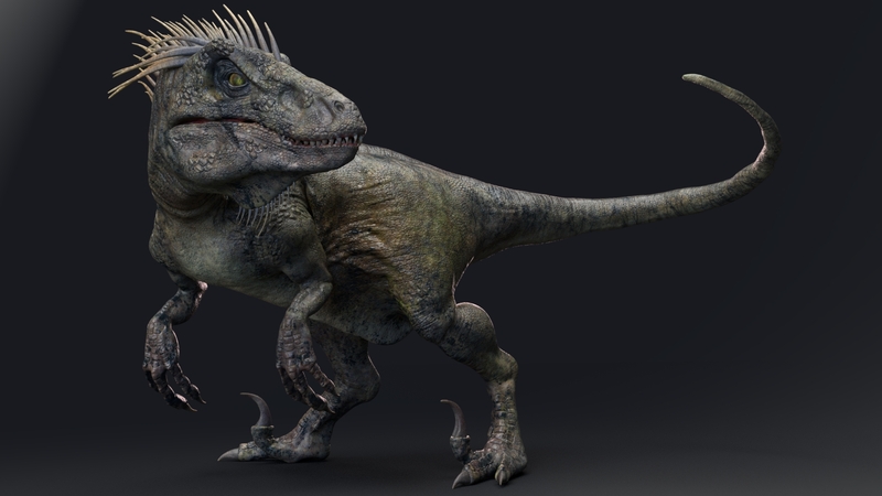 CG牛人资源网—【UE5】远古恐龙犹他盗龙模型含动画资产-UtahRaptor