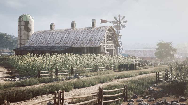 CG牛人资源网—【UE45】农场场景环境 Barnyard Megapack