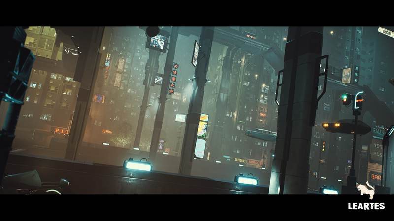 赛博朋克环境超级包（模块化与内饰，赛博朋克，Cyberpunk Environment Megapack (Modular with Interiors, Cyberpunk, Cyberpunk )