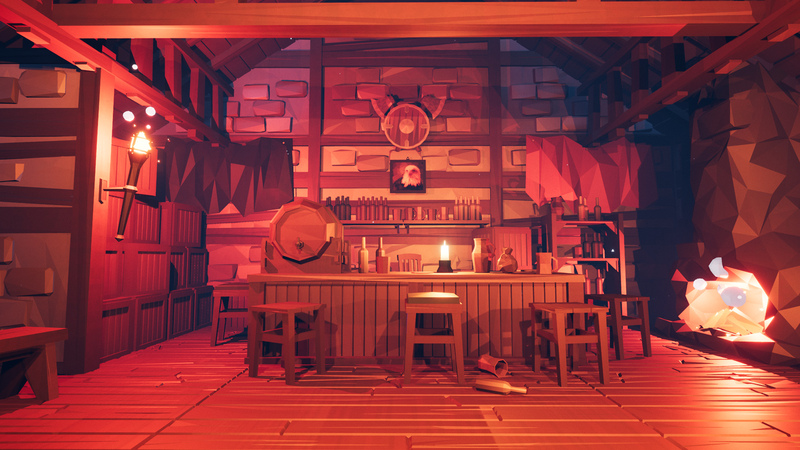 【UE45】中世纪室内场景和建筑 Low Poly Medieval Interior and Constructions低多边形中世纪室内和建筑