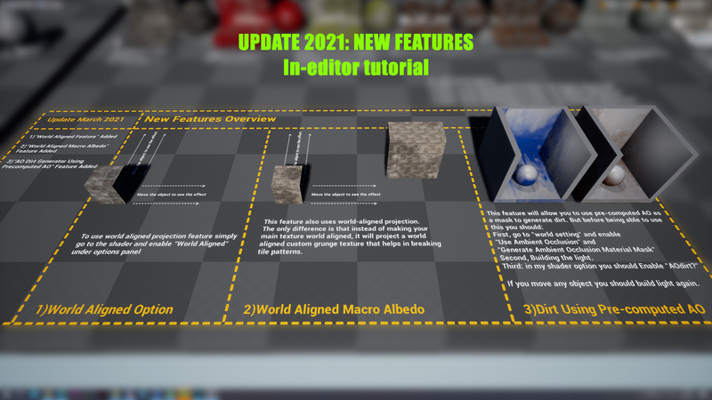 【UE4/5】【UE5】Ultimate Master Shader—终极环境母材质自发光素材环境材质资产