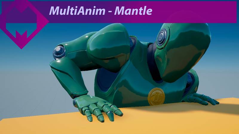 【UE5】人物爬升攀爬动画资产-MultiAnim - Mantling