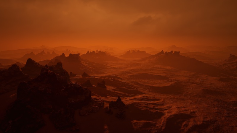 CG牛人资源网—虚幻引擎【UE4/5】科幻 火星外星地形环境场景资产-Brushify Mars Pack