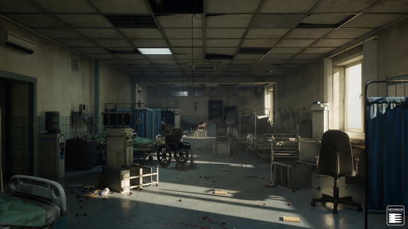 CG牛人资源网—【UE5】末日医院 Apocalyptic Hospital