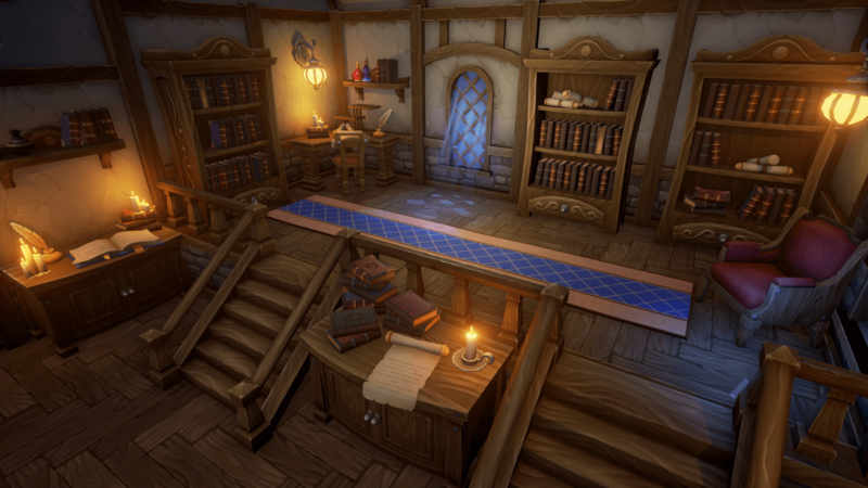 CG牛人资源网—【UE4/5】卡通炼金术师小屋场景资产-Lowpoly Alchemist's House