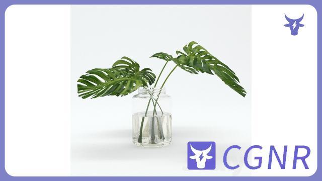 MAX模型绿植3dmax桌面绿植植物模型桌面摆放植物模型家具植物类模型摆件模型免费三维模型下载编号11